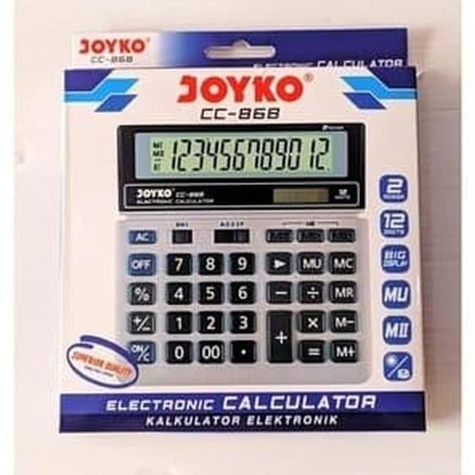 

New Product - Calculator - Kalkulator Joyko Cc-868 - 12 Digits Kiarastoreku