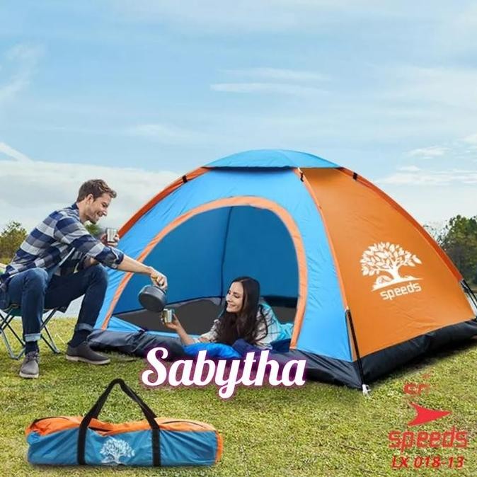 NEW Tenda Camping SPEEDS LX 018-13 Buka Otomatis 200 x 150 x 110cm