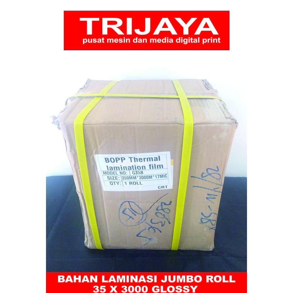

Bahan Laminasi Jumbo Roll Panas 35 X 3000 Co