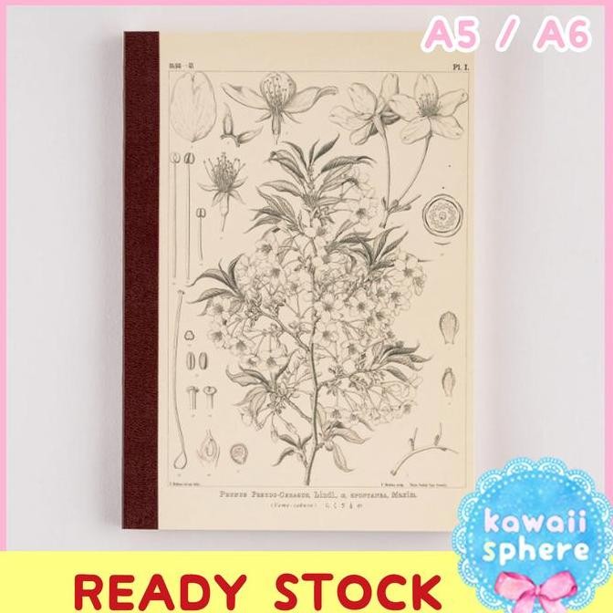 

Hobonichi Plain Notebook A5 / A6 | Yamazakura By Tomitaro Makino Co