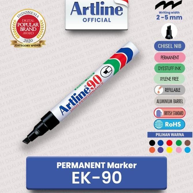 

Spidol Permanent Artline 90 (1 Lsn / 12 Pcs) Co
