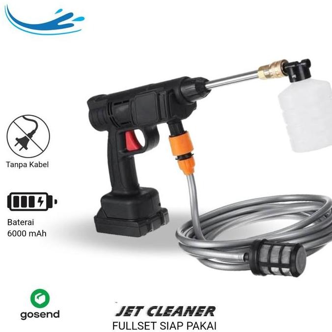 Jet Cleaner Cordless Cuci Mobil Motor High Pressure Alat Cuci Steam