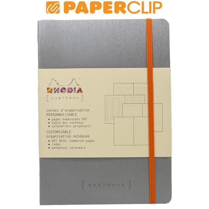 

Notebook Rhodia Goalbook 117741C Ivo.A5 Silver Co