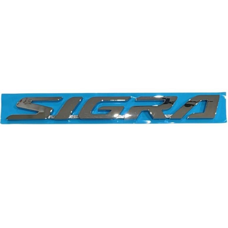 Emblem Bagasi Mobil Tulisan SIGRA chrome Premium