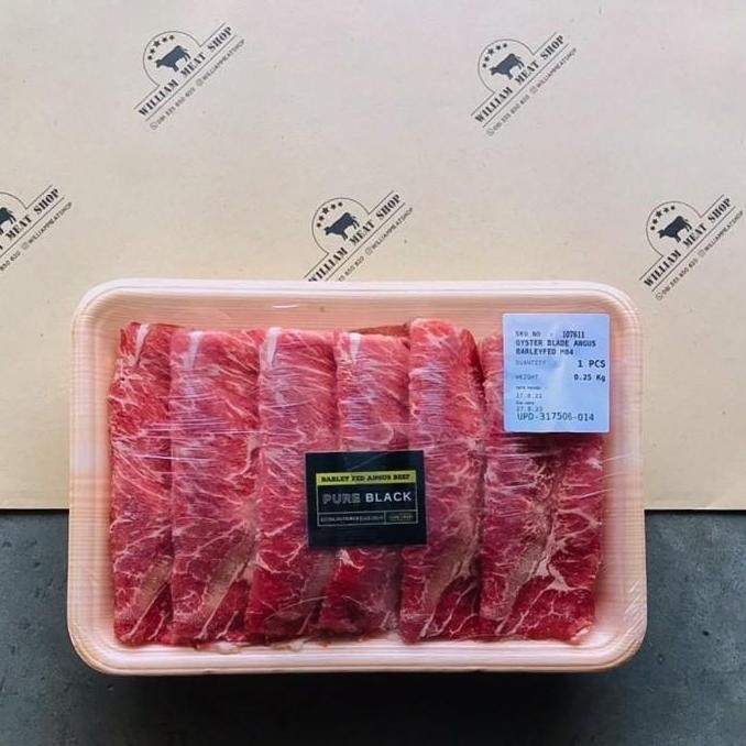 

(Allthebest) Oyster Blade Wagyu MB4 Angus Beef Barley Fed / Wagyu Slice williammeat