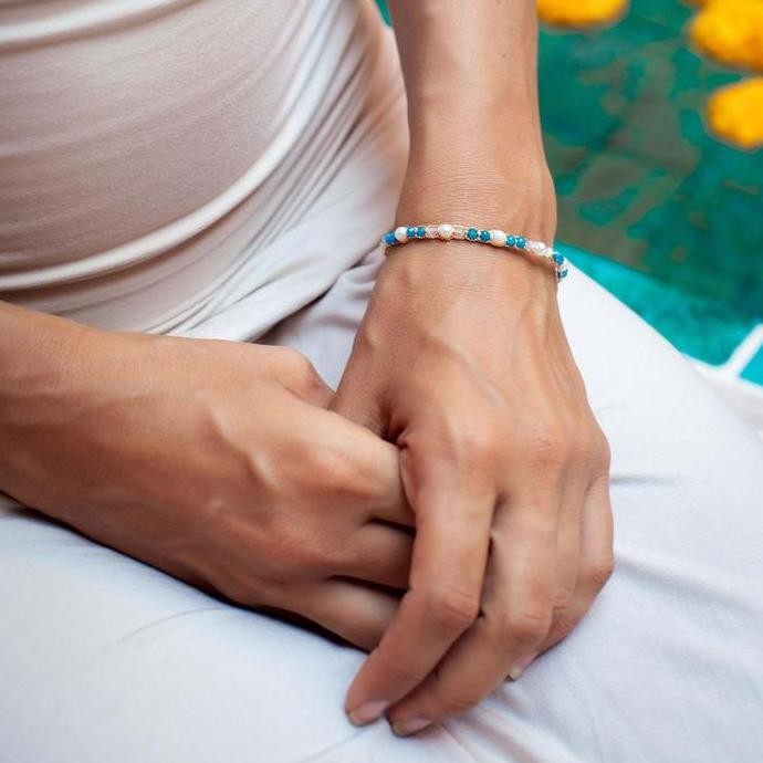 Pearl & Gemstone Temptation Gold | Bracelet For Women Aesthetic Samapura Co