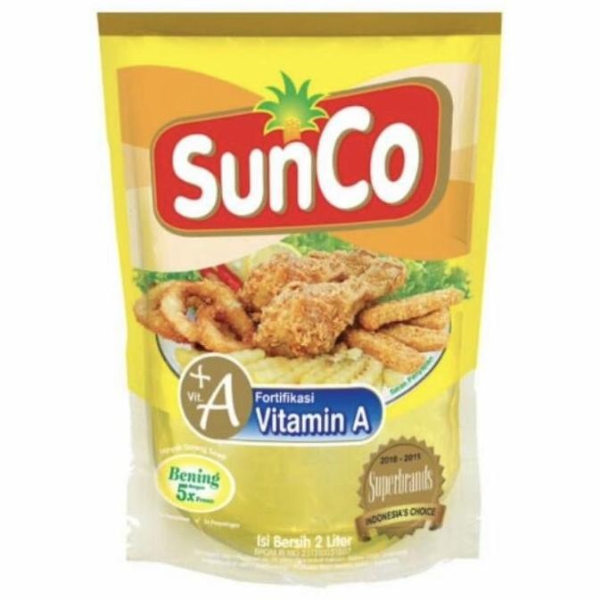 

Sale Minyak Goreng Sunco 2 Liter 1 Dus