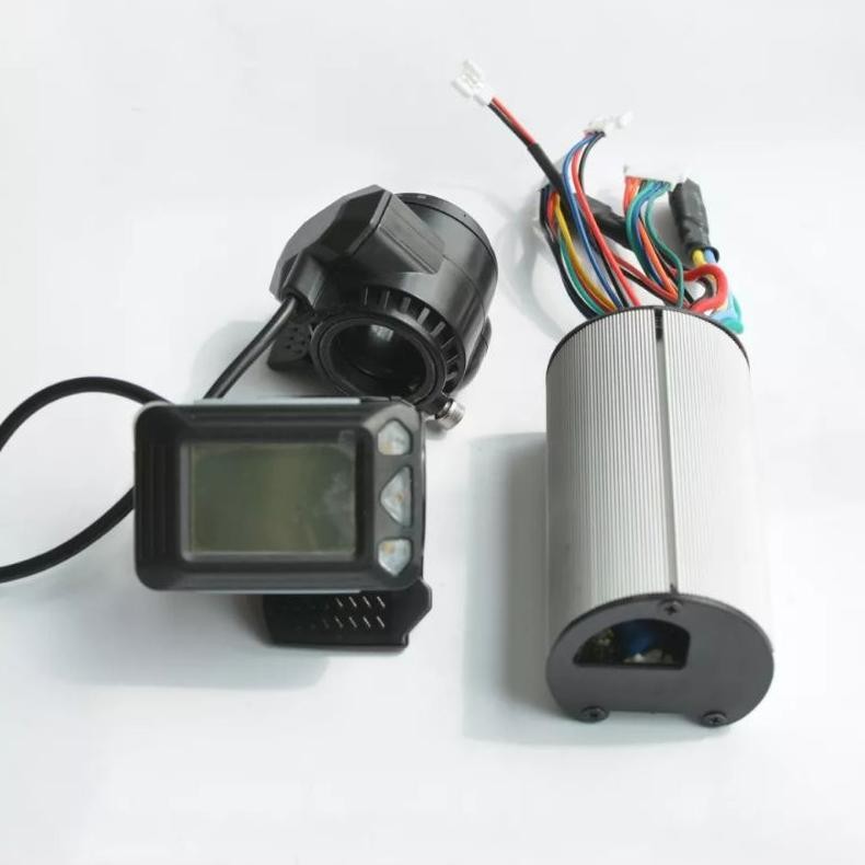 Premium Paket Controller + Throttle Lcd + Rem 24V / 36V Scooter Listrik / Skuter Lipat Taffsport One