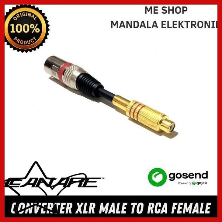 [IWS] CONVERTER AUDIO XLR MALE TO RCA FEMALE
