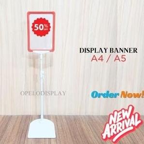 

Display Harga Pop Up Tian Stand A4 / A5 Supermarket Poster Stand Display Pop Frame Tion Co