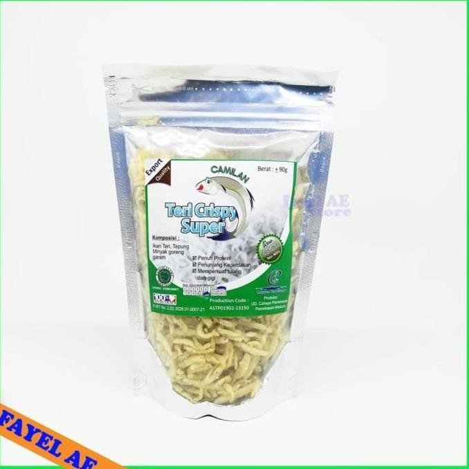

(Allthebest) Teri Crispy Super Original Non MSG Tanpa Pengawet