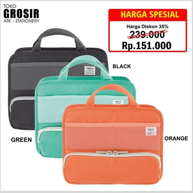 

Lihit Lab Smart Fit Stand Pocket Bag Organizer A5 A-7662 Sale Co