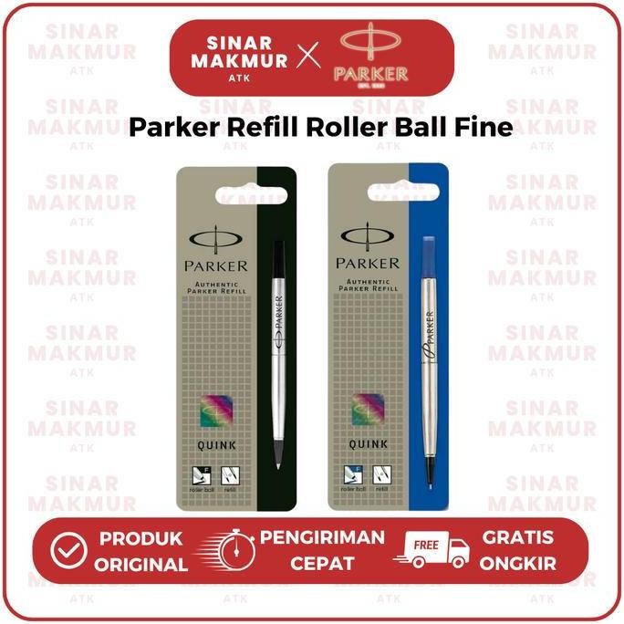 

Refill Roller Ball/Sign Pen Hitam/Biru F/Fine Blister Parker (Pcs)
