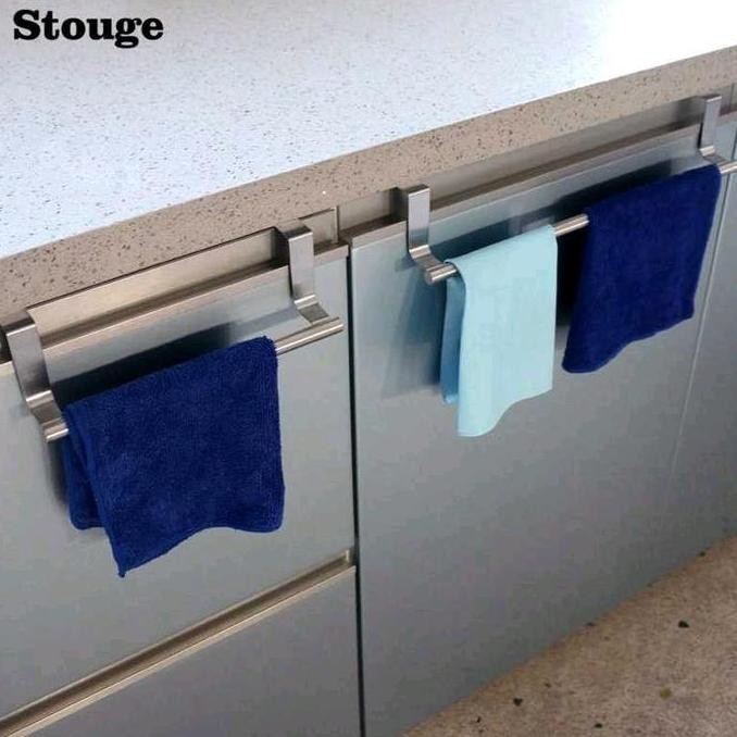Rak Gantung Handuk Gantungan Kain Lap Pel Serbet Hanger Dapur Toilet