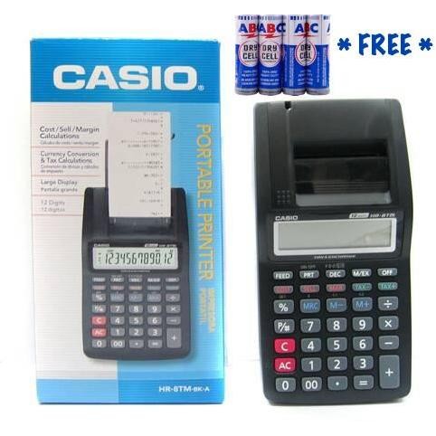 

Portable Cash Register Printing Casio Hr 8Tm Calculator + Abc Biru Co