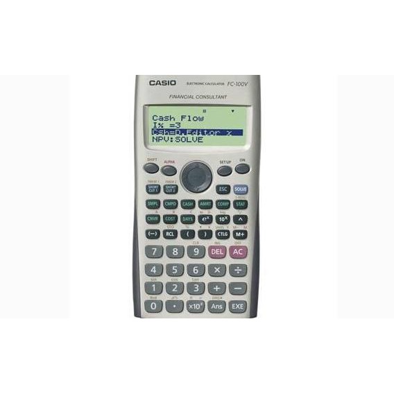 

Casio Fc 100V - Financial Calculator Co