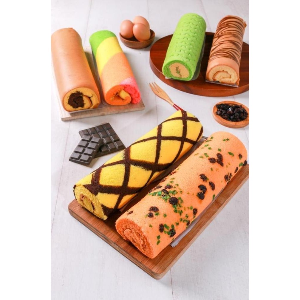 

(Allthebest) Roll Mocca Zebra Bolu Gulung MELLY Roti dan Kue