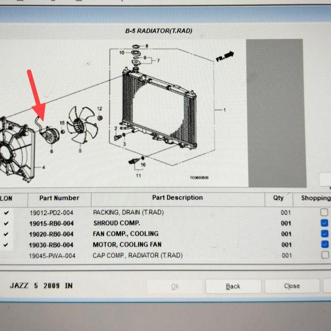 Dinamo Motor Fan Radiator Honda Jazz Ge8 2008 2009 2010 2011 2012 2013 Ori Teruji Kualitasnya