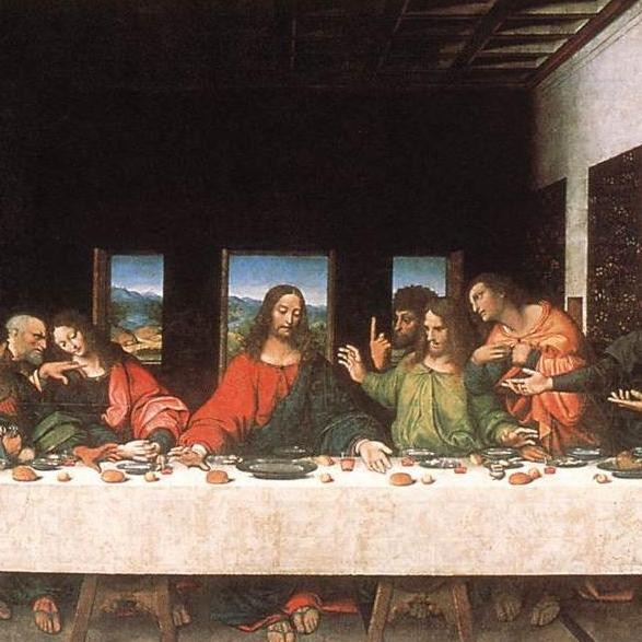 Lukisan The Last Supper Painting HI