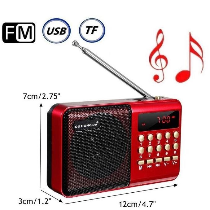 Cari Radio Murotal? Ini Pilihan Terbaik T853S Digital (Bt/Fm/Tf). Desain Klasik, Mudah Digunakan Lan