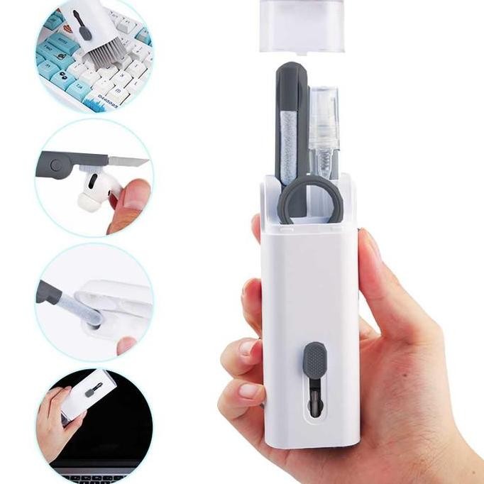 Sikat Pembersih Keyboard Folding Cleaning Brush Laptop 7 in 1 with Key