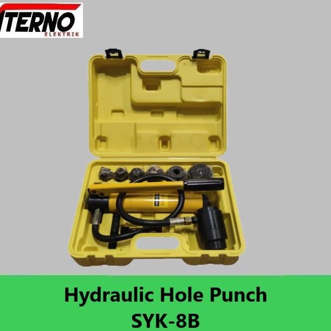 

Hydraulic Hole Punch SYK-8B Pelubang Hidrolik Iterno