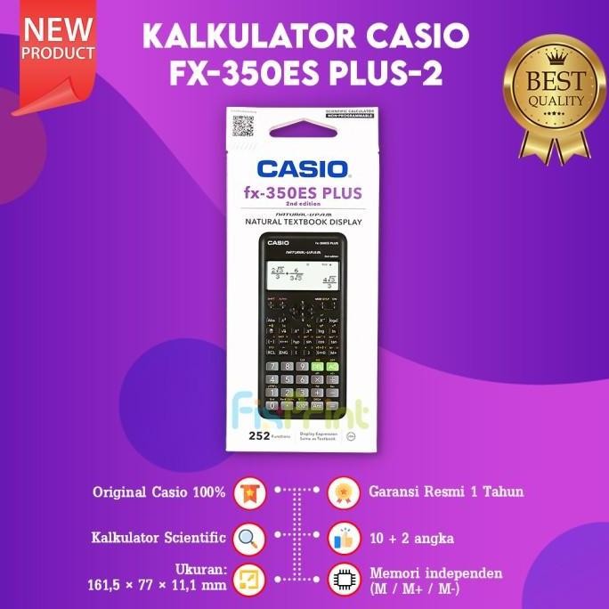 

Casio Scientific Calculator Fx-350Es Plus Original Kalkulator Co