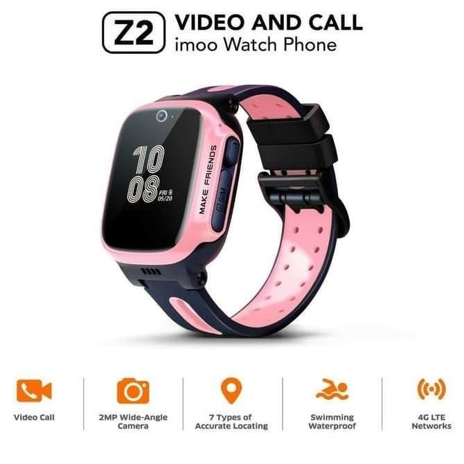 IMOO Z2 WATCH PHONE VIDEO CALL JAM TANGAN ANAK GPS GARANSI RESMI IMOO murah