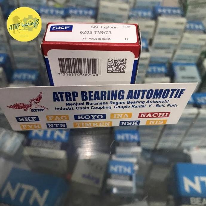BALL BEARING 6203 TN9/C3 SKF