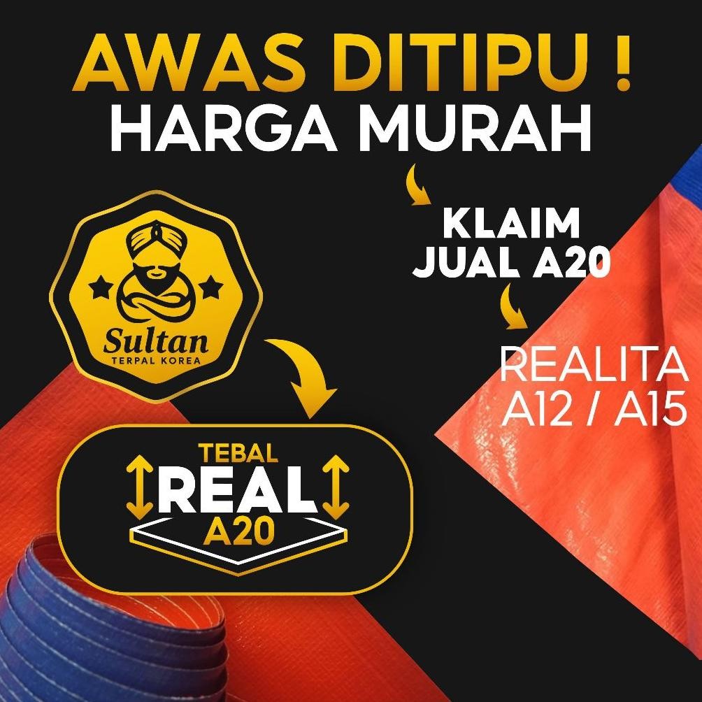 Special Terpal Kolam Terpal Ikan Kotak 1X2X1 / 2X1X1 / 100X200X100 / 200X100X100  Tebal A20 / A15 / 