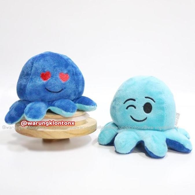 

Boneka Gurita Octopus Cumi Warna Bolak Balik Soft Yelvo WS