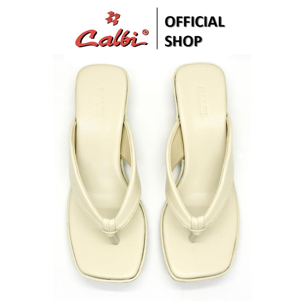 Cuci Gudang Fgk-45 Calbi Hf 461 Sandal Block Sandal Heels 4Cm Kulit Jepit Perempuan Ootd Polos Casey