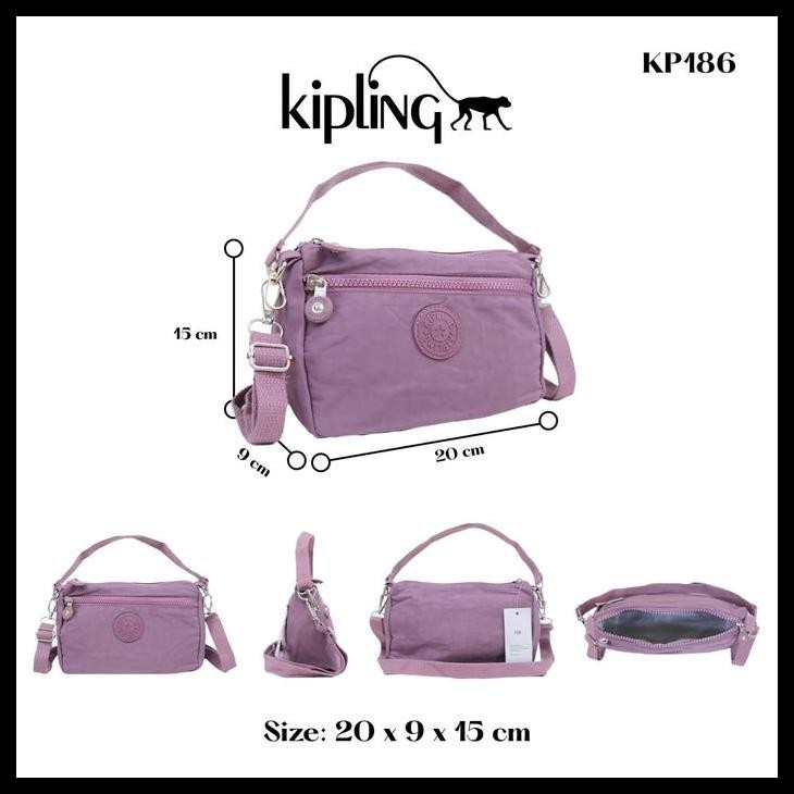 Tas Selempang Wanita+Kipling 186+2 Res+Bahan Parasut Terlaris