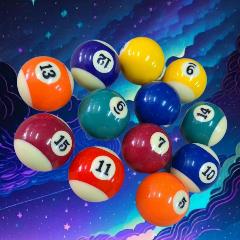Eelic Bola Billiard Satuan Jual Eceran Ukuran Sedang Eceran Df-8