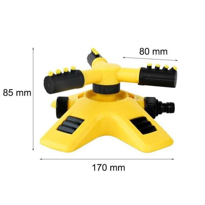 Penyiram Tanaman Otomatis Sprinkler Kran Air Selang Taman Alat Siram Rumput Putar