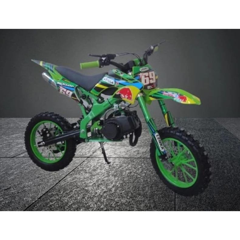 Ok75 sd-67 Motor Medium Trail Lenka 69 50CC MESIN 2 TAK Motor Mini Anak Original Premium