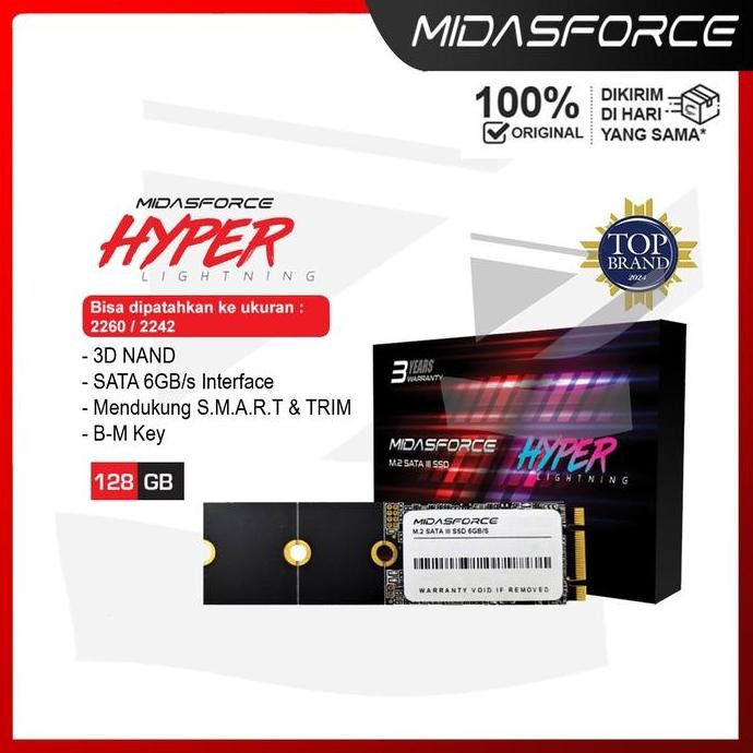 ready SSD M.2 SATA 256GB Midasforce Hyperlightning