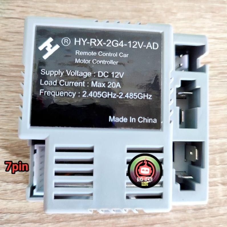 Premium Remot Receiver Hy-Rx-2G4-12V-Ad 7Pin Mobilan Aki Anak Remote Control Ic Modul Box Kotak Hita