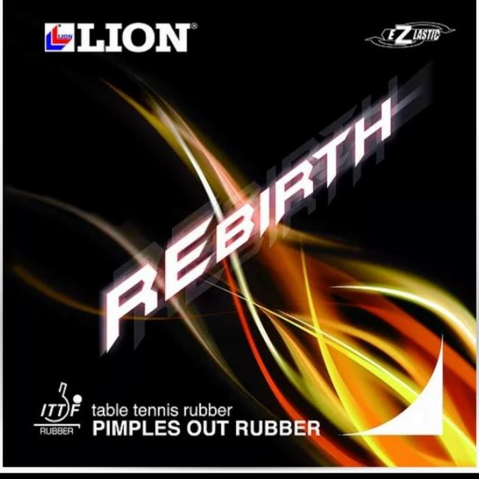 HARGA DISC - Karet Bat Tenis Meja Lion Rebirth Medium Pimple