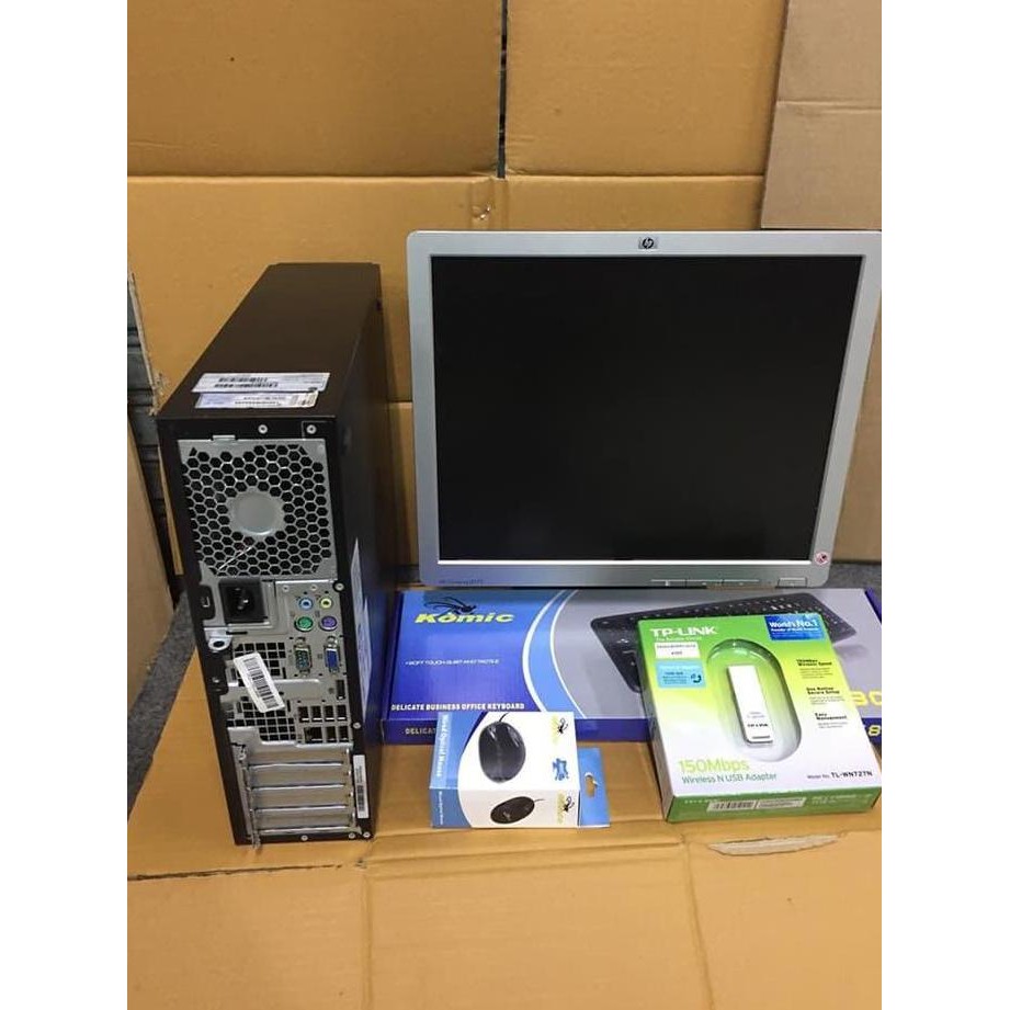 Cuci Gudang Paket Komputer Bekas Branded Hp / Core2Duo / Lcd 17 In Hp New Stok