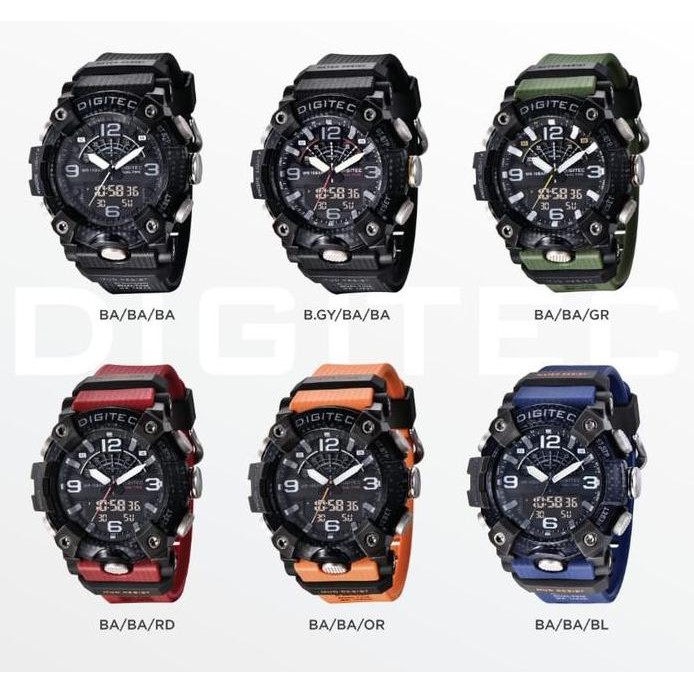 baru Tali Strap PNP Presisi Tinggal Pasang Untuk Jam Tangan Digitec DG-2118T DG-3118T DG-5118T DG211