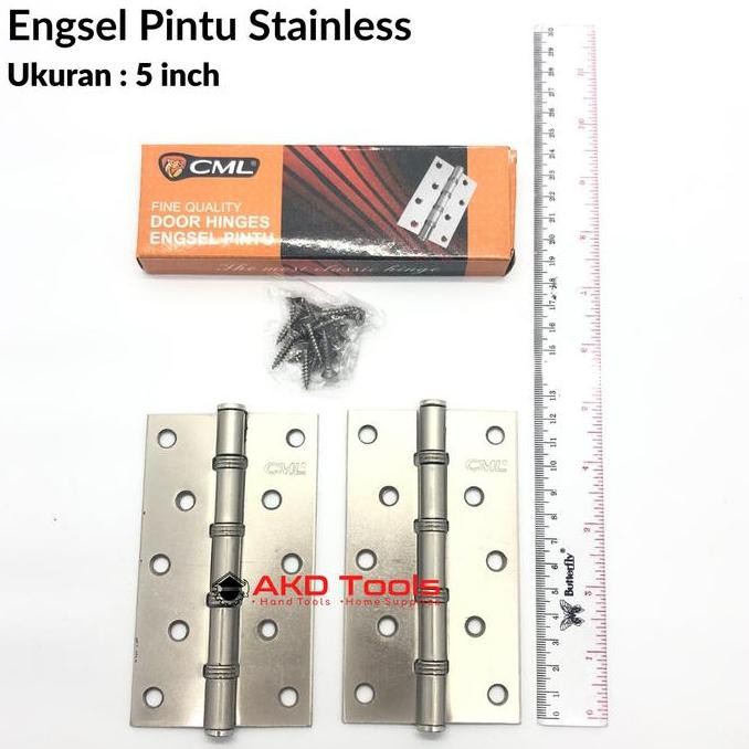 Engsel Pintu Tebal Stainless CAMEL 5" Inch | Engsel Jendela ASLI