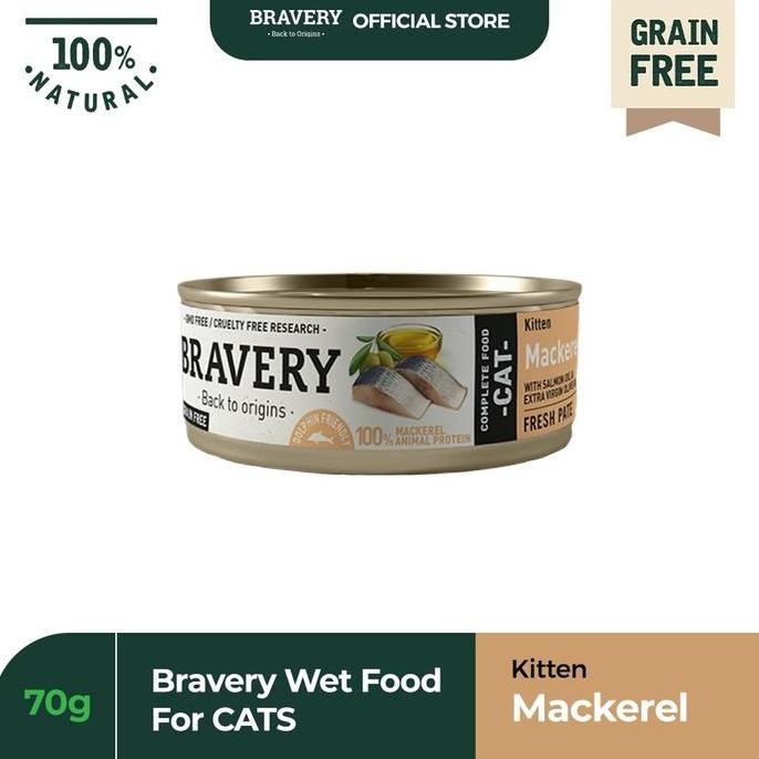 BRAVERY WET FOOD DOR CAT 70GRAM/MAKANAN BASAH/WET FOOD