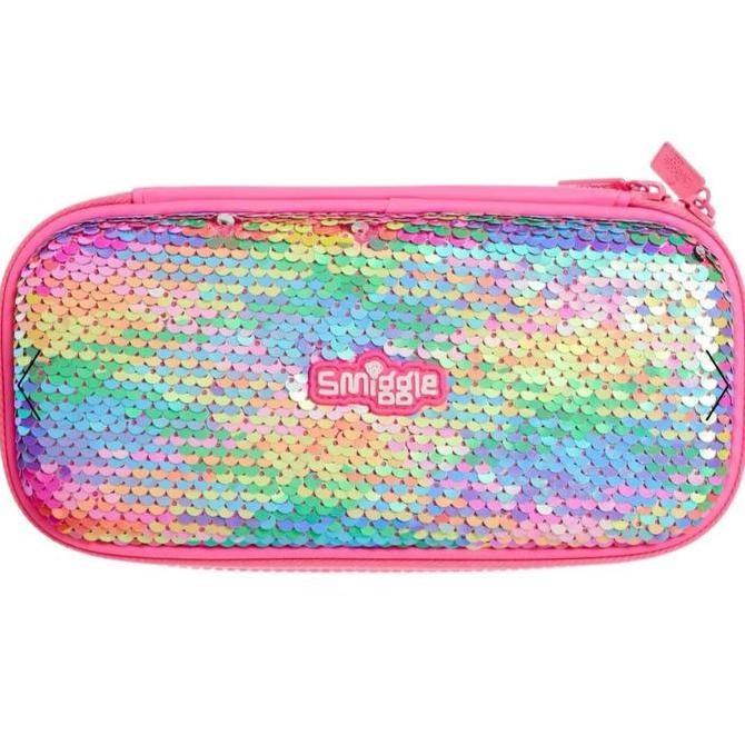

Smiggle Pencil Case Spesh Hardtop Unicorn Sequin - Original 100% Kualitas Original