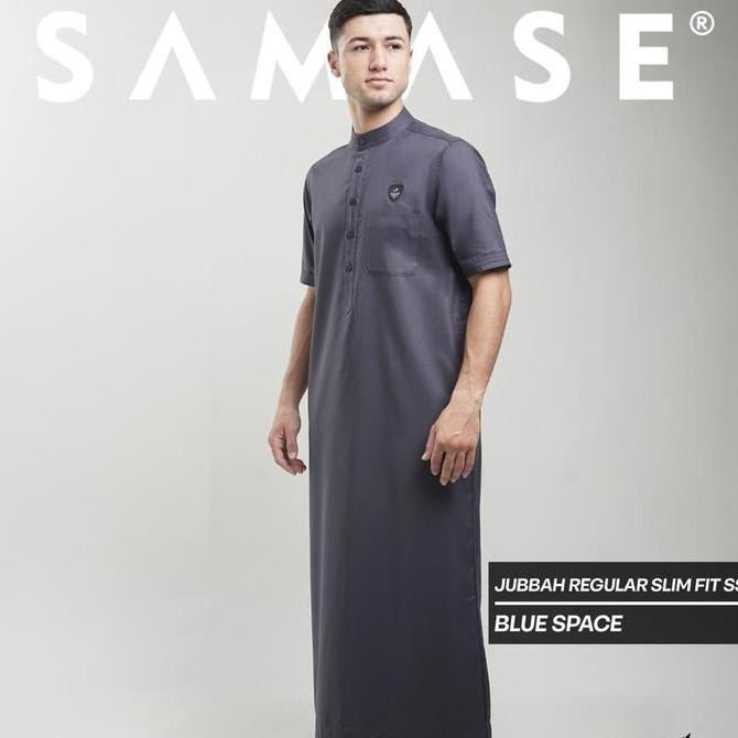 baru  Jubah SAMASE | Jubba Gamis Pria | Lengan Pendek Model Slim
