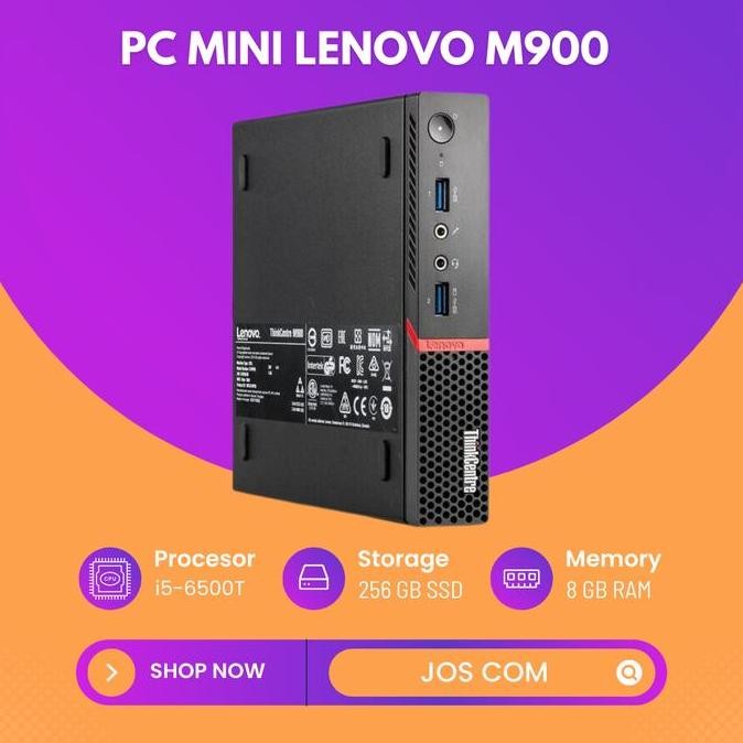 Pc Mini Lenovo M900 Thinkcentre Core I5 Gen 6 Komputer Pelajar New Stok