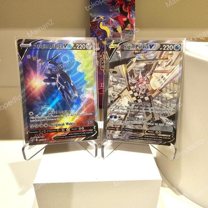 Dialga Palkia sr aa pokemon tcg indo