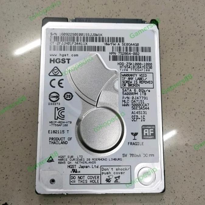 ready HDD 1TB Hardisk 1TB HGST Internal Laptop Hardisk 1TB 1TB External 2.5"