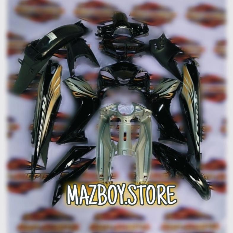 BODY HALUS KASAR JUPITER MX LAMA / JUPITER OLD HITAM, BIRU, HIJAU PLUS STRIG | FULL SET BODY HALUS J