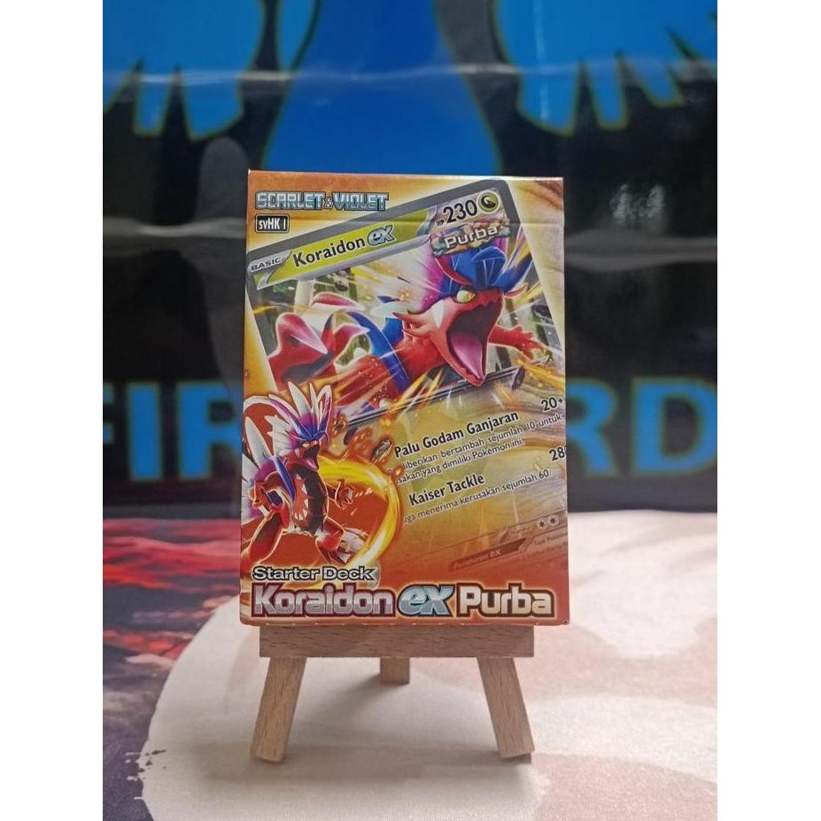 Pokemon TCG Indonesia - Starter Deck Koraidon ex - SVHK (Purba)